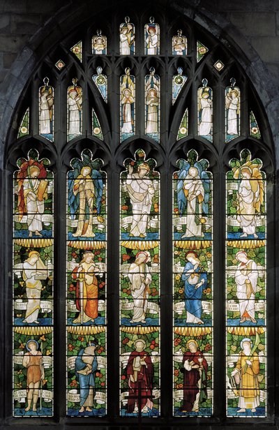 东窗，1879年 作者 爱德华·伯恩·琼斯